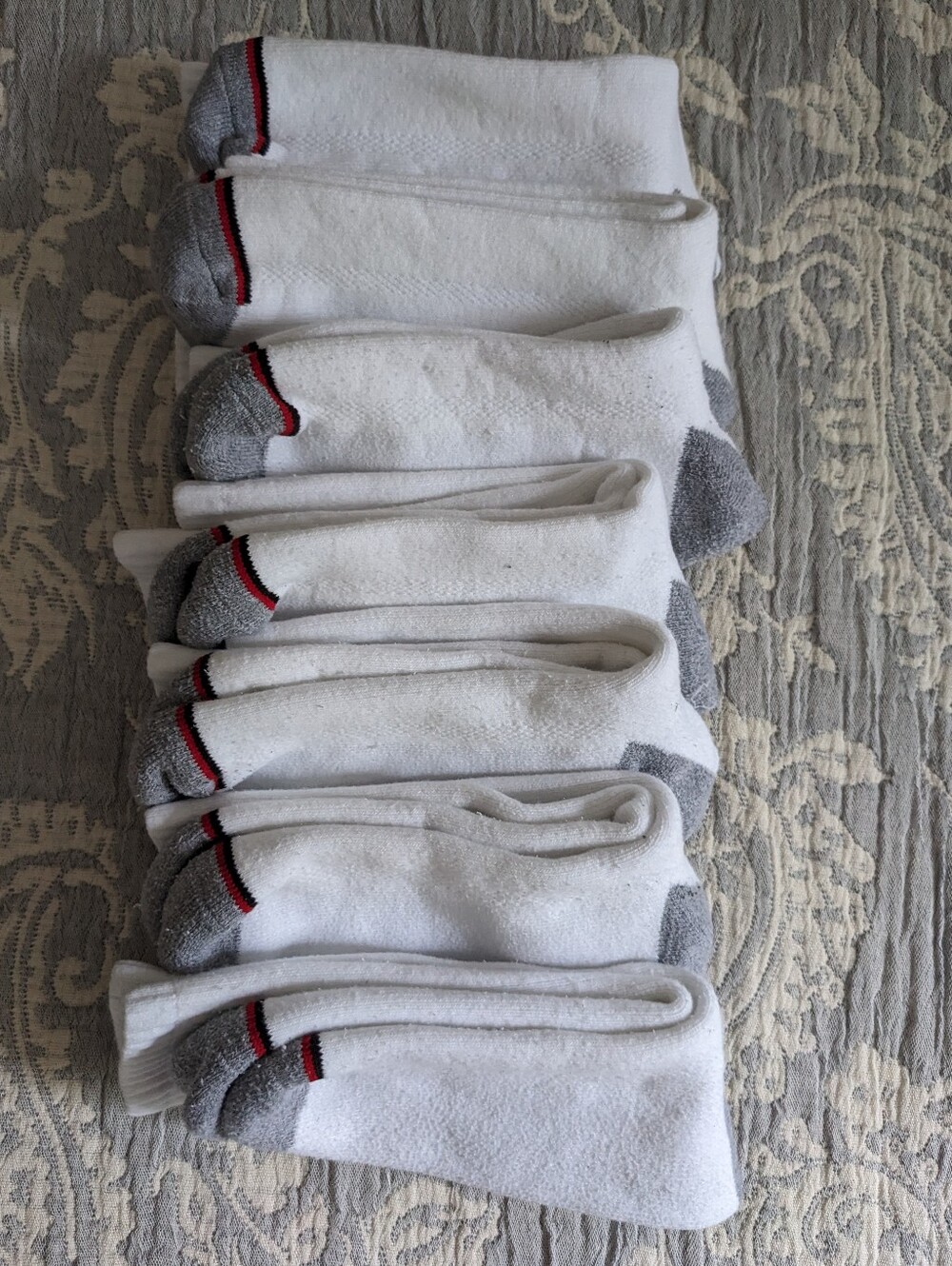 7 Pair Men's Cushioned Crew